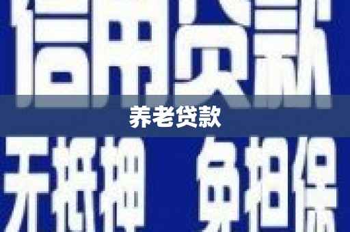 凤林养老贷款