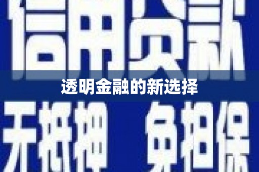 凤林透明金融的新选择