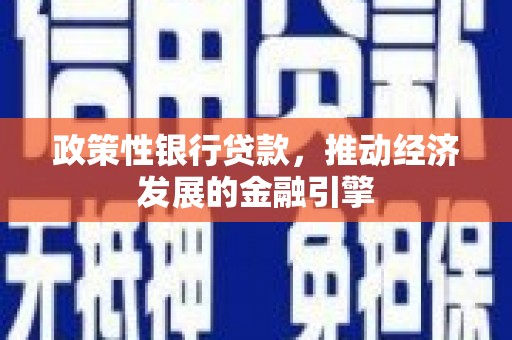 凤林政策性银行贷款，推动经济发展的金融引擎