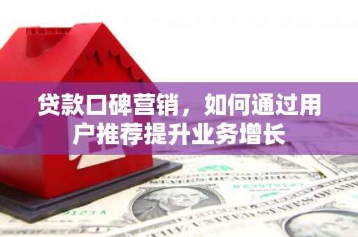 凤林贷款口碑营销，如何通过用户推荐提升业务增长