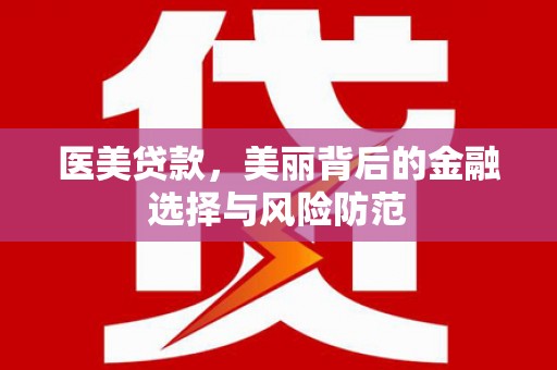 凤林医美贷款，美丽背后的金融选择与风险防范
