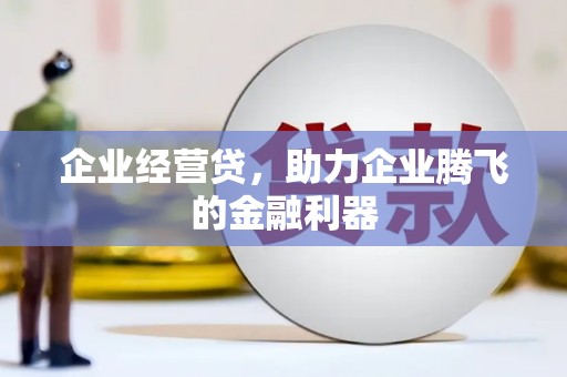 凤林企业经营贷，助力企业腾飞的金融利器