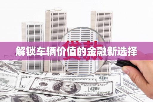 凤林解锁车辆价值的金融新选择