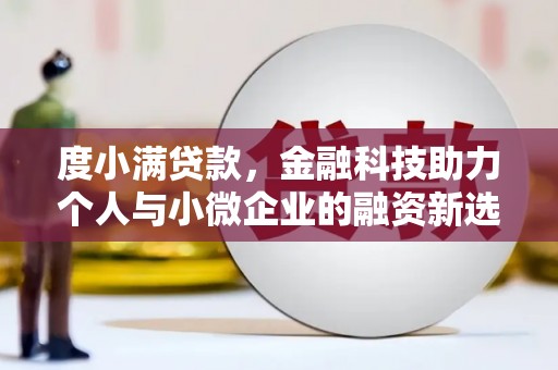 凤林度小满贷款，金融科技助力个人与小微企业的融资新选择