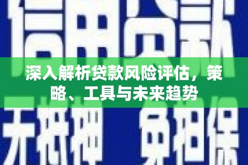 凤林深入解析贷款风险评估，策略、工具与未来趋势
