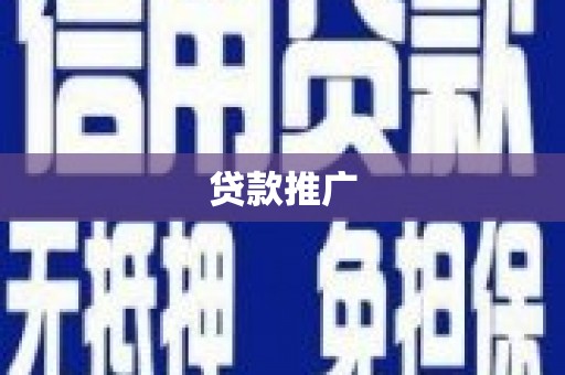 凤林贷款推广