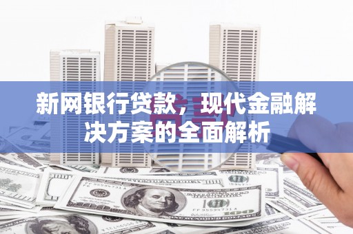 凤林新网银行贷款，现代金融解决方案的全面解析