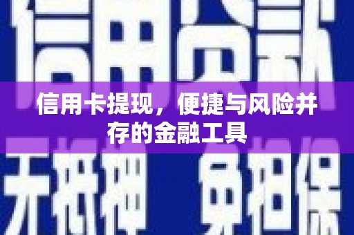 凤林信用卡提现，便捷与风险并存的金融工具