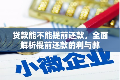 凤林贷款能不能提前还款，全面解析提前还款的利与弊