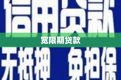 凤林宽限期贷款