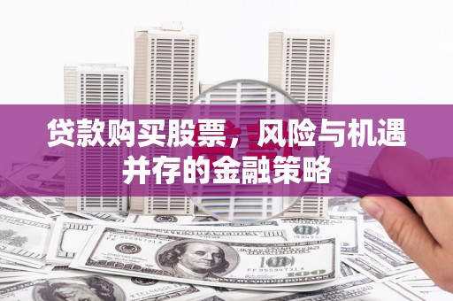凤林贷款购买股票，风险与机遇并存的金融策略