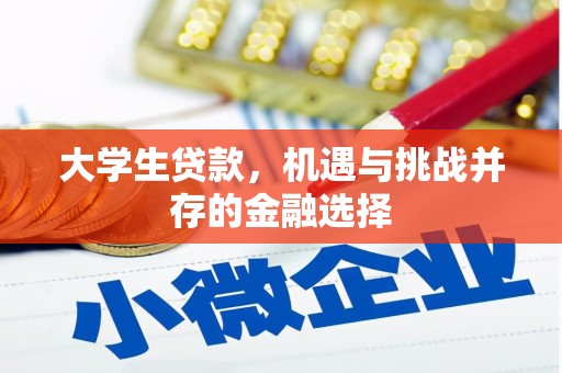 凤林大学生贷款，机遇与挑战并存的金融选择