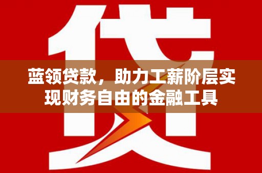 凤林蓝领贷款，助力工薪阶层实现财务自由的金融工具