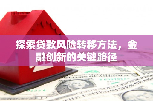 凤林探索贷款风险转移方法，金融创新的关键路径