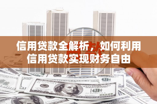 凤林信用贷款全解析，如何利用信用贷款实现财务自由